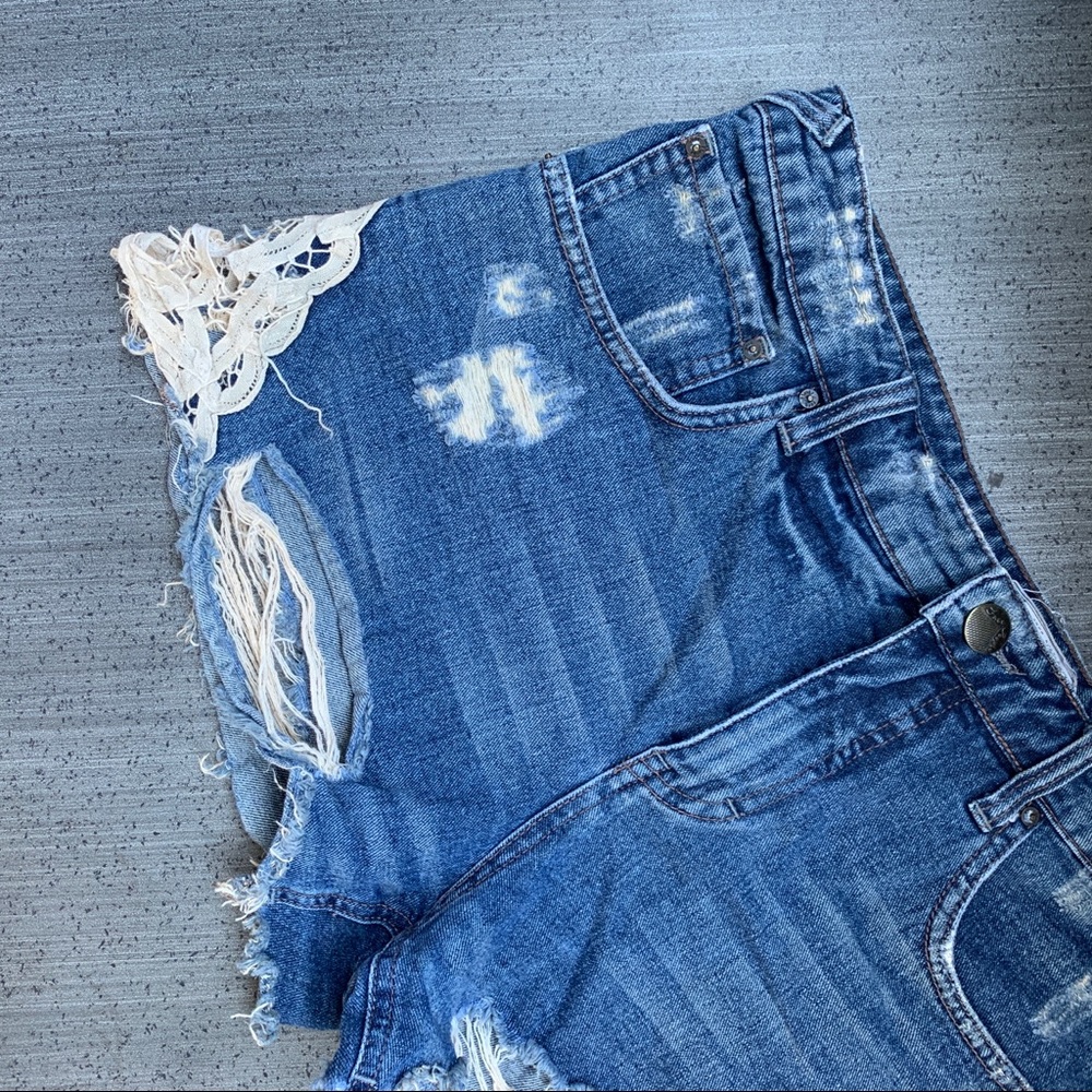 Free People Denim Shorts
